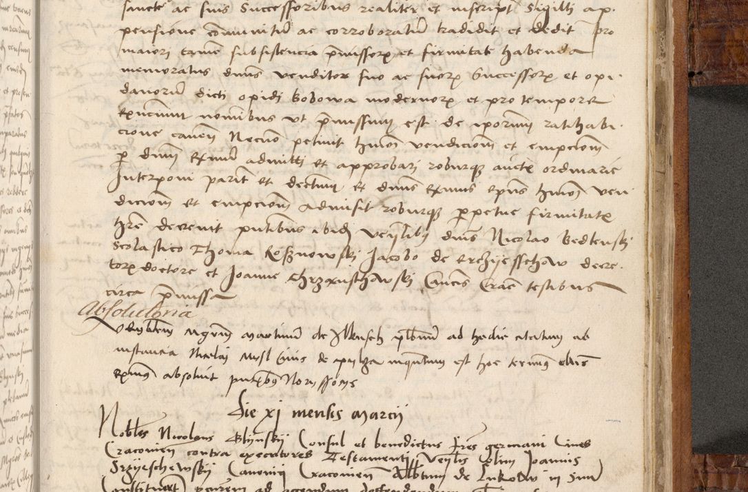 Zdjęcie nr 498 dla obiektu archiwalnego: Volumen I-mum actorum R. D. Joannis Konarski, episcopi Cracoviensis ab an D. 1503 ad annum 1514 inclusive acticata et registata, quorum indicem in dine voluminis videre est.