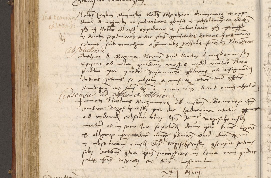 Zdjęcie nr 501 dla obiektu archiwalnego: Volumen I-mum actorum R. D. Joannis Konarski, episcopi Cracoviensis ab an D. 1503 ad annum 1514 inclusive acticata et registata, quorum indicem in dine voluminis videre est.
