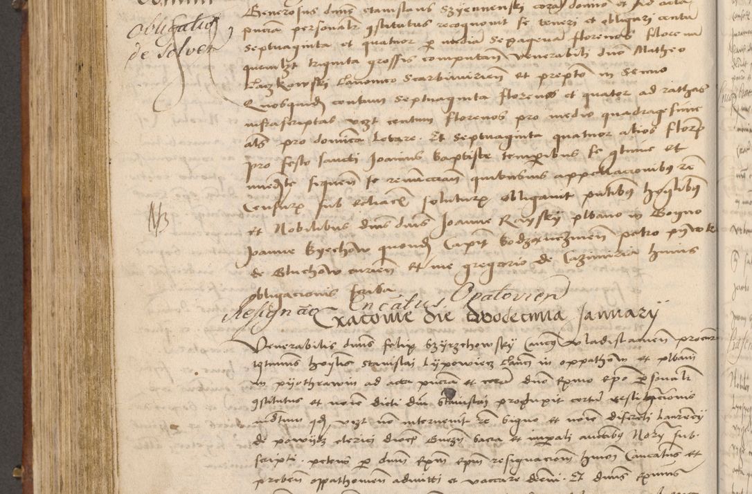 Zdjęcie nr 483 dla obiektu archiwalnego: Volumen I-mum actorum R. D. Joannis Konarski, episcopi Cracoviensis ab an D. 1503 ad annum 1514 inclusive acticata et registata, quorum indicem in dine voluminis videre est.