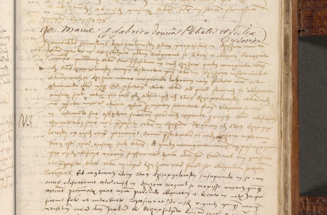 Zdjęcie nr 476 dla obiektu archiwalnego: Volumen I-mum actorum R. D. Joannis Konarski, episcopi Cracoviensis ab an D. 1503 ad annum 1514 inclusive acticata et registata, quorum indicem in dine voluminis videre est.