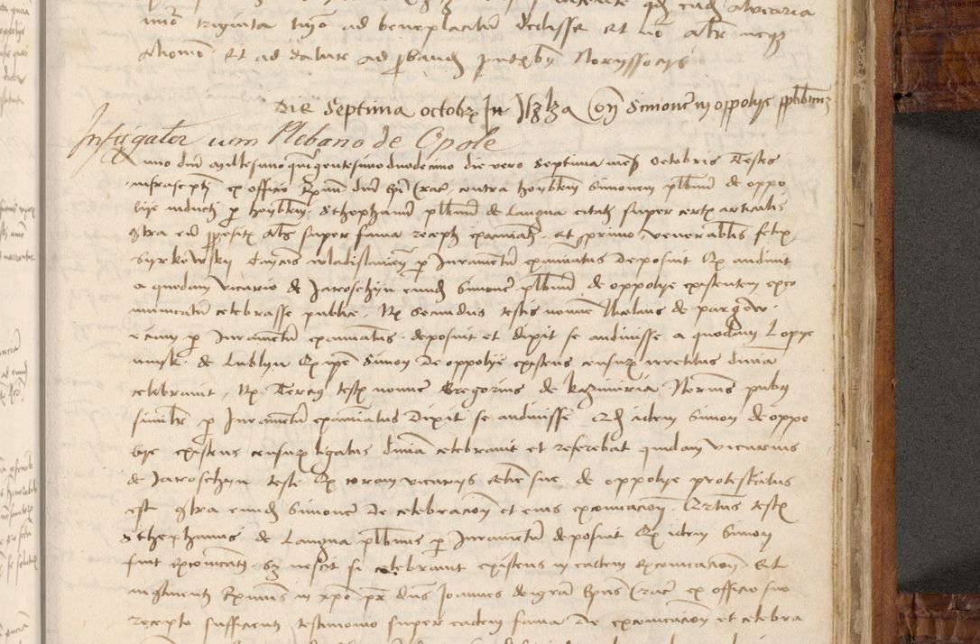 Zdjęcie nr 472 dla obiektu archiwalnego: Volumen I-mum actorum R. D. Joannis Konarski, episcopi Cracoviensis ab an D. 1503 ad annum 1514 inclusive acticata et registata, quorum indicem in dine voluminis videre est.