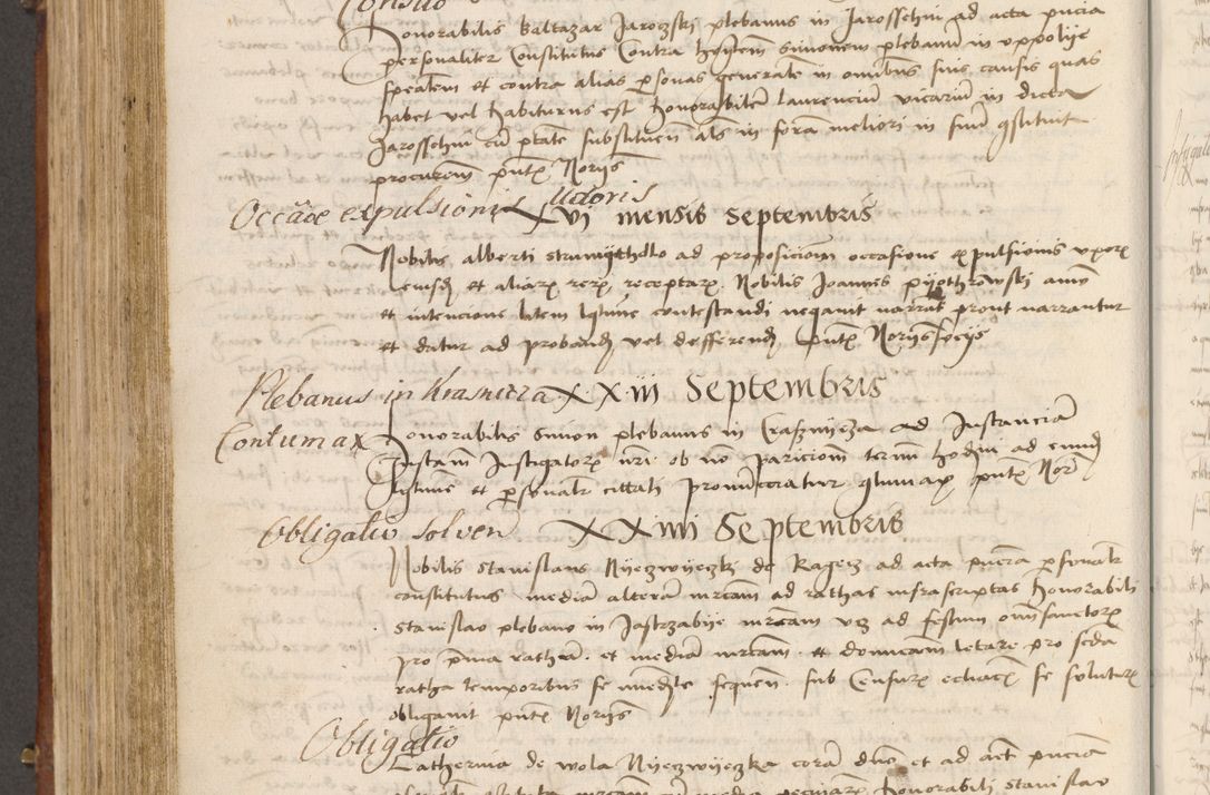 Zdjęcie nr 471 dla obiektu archiwalnego: Volumen I-mum actorum R. D. Joannis Konarski, episcopi Cracoviensis ab an D. 1503 ad annum 1514 inclusive acticata et registata, quorum indicem in dine voluminis videre est.