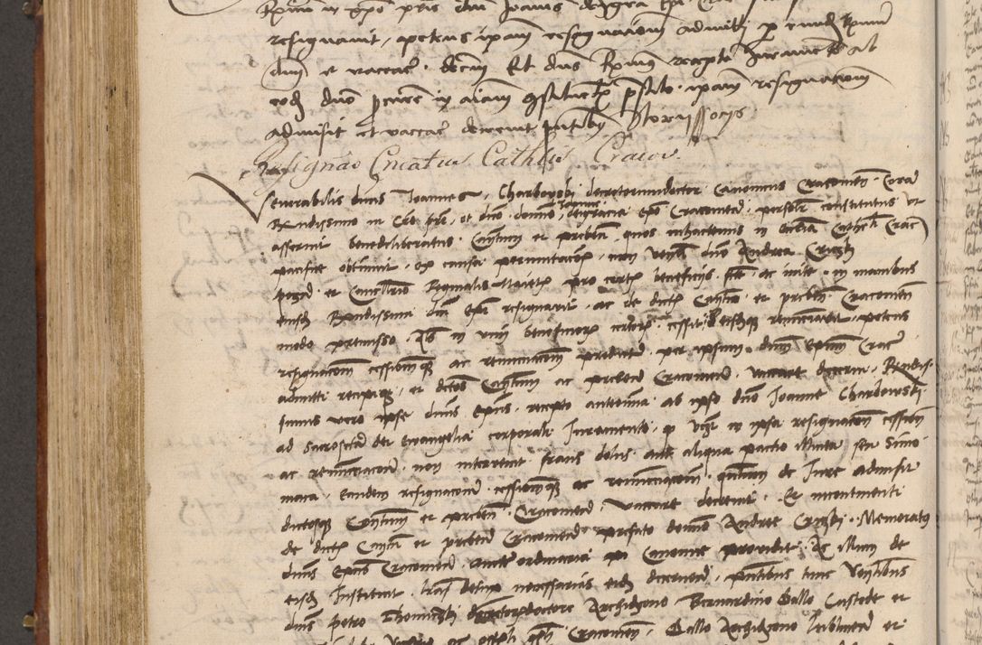 Zdjęcie nr 465 dla obiektu archiwalnego: Volumen I-mum actorum R. D. Joannis Konarski, episcopi Cracoviensis ab an D. 1503 ad annum 1514 inclusive acticata et registata, quorum indicem in dine voluminis videre est.