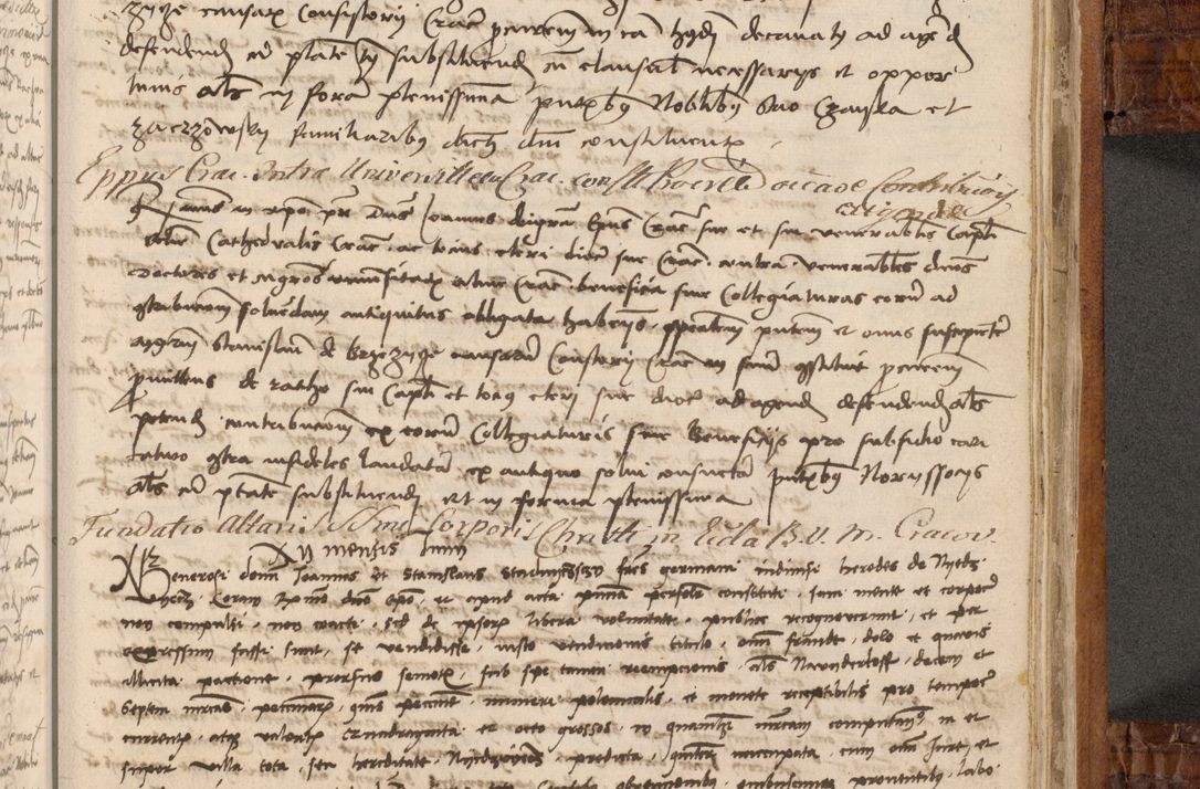 Zdjęcie nr 450 dla obiektu archiwalnego: Volumen I-mum actorum R. D. Joannis Konarski, episcopi Cracoviensis ab an D. 1503 ad annum 1514 inclusive acticata et registata, quorum indicem in dine voluminis videre est.