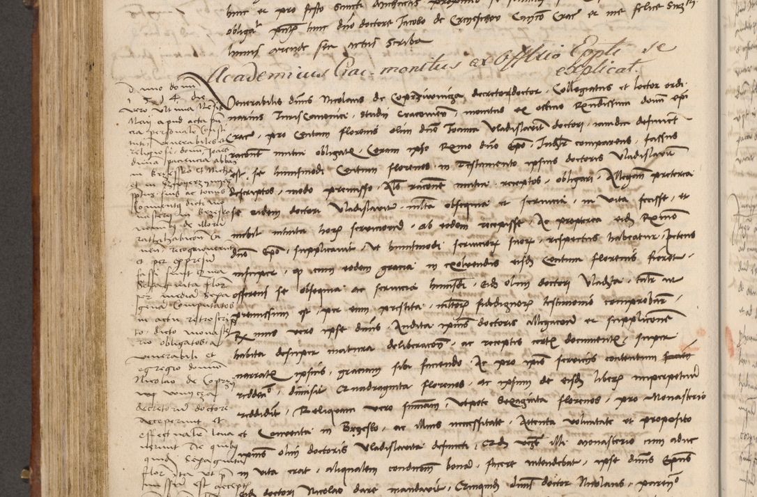 Zdjęcie nr 445 dla obiektu archiwalnego: Volumen I-mum actorum R. D. Joannis Konarski, episcopi Cracoviensis ab an D. 1503 ad annum 1514 inclusive acticata et registata, quorum indicem in dine voluminis videre est.