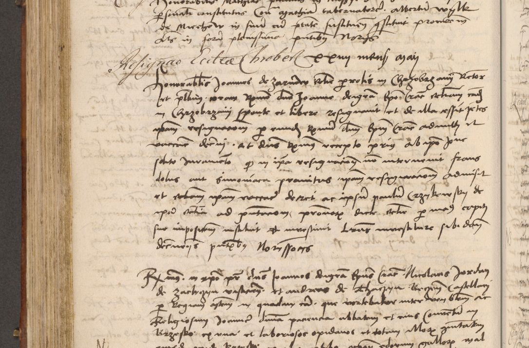 Zdjęcie nr 443 dla obiektu archiwalnego: Volumen I-mum actorum R. D. Joannis Konarski, episcopi Cracoviensis ab an D. 1503 ad annum 1514 inclusive acticata et registata, quorum indicem in dine voluminis videre est.