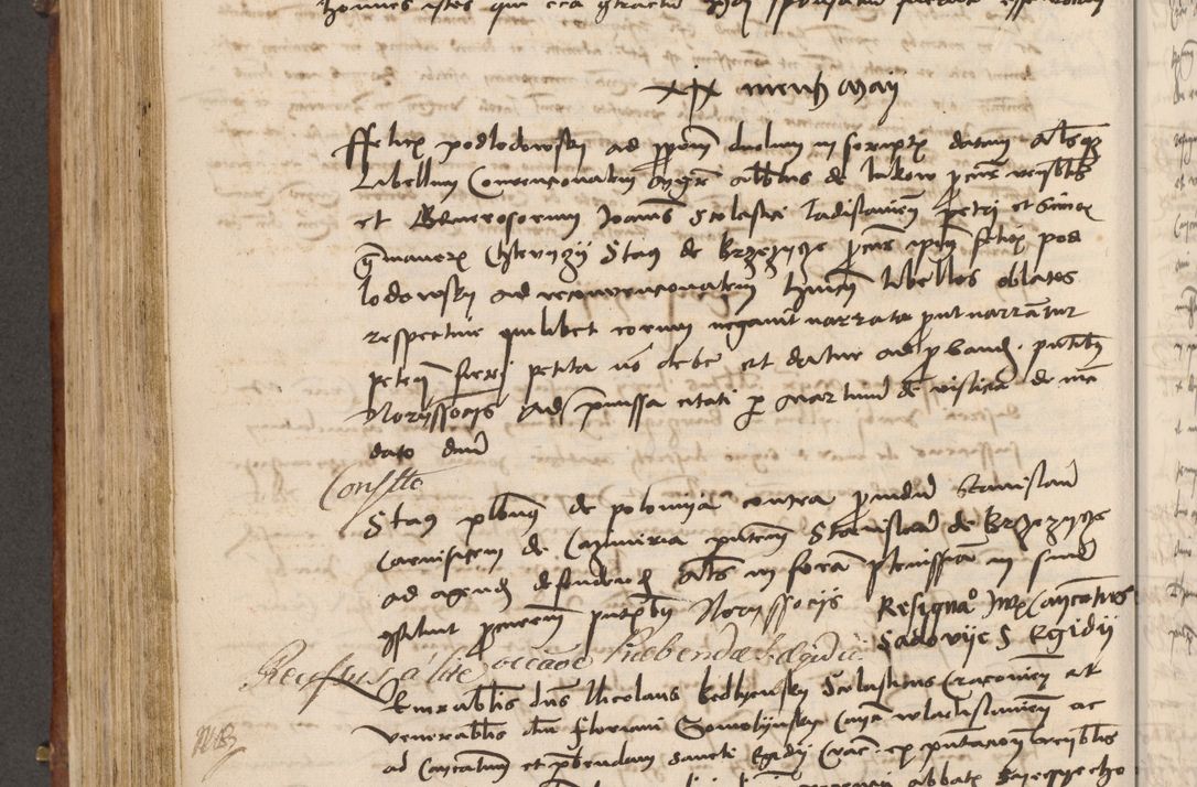 Zdjęcie nr 439 dla obiektu archiwalnego: Volumen I-mum actorum R. D. Joannis Konarski, episcopi Cracoviensis ab an D. 1503 ad annum 1514 inclusive acticata et registata, quorum indicem in dine voluminis videre est.