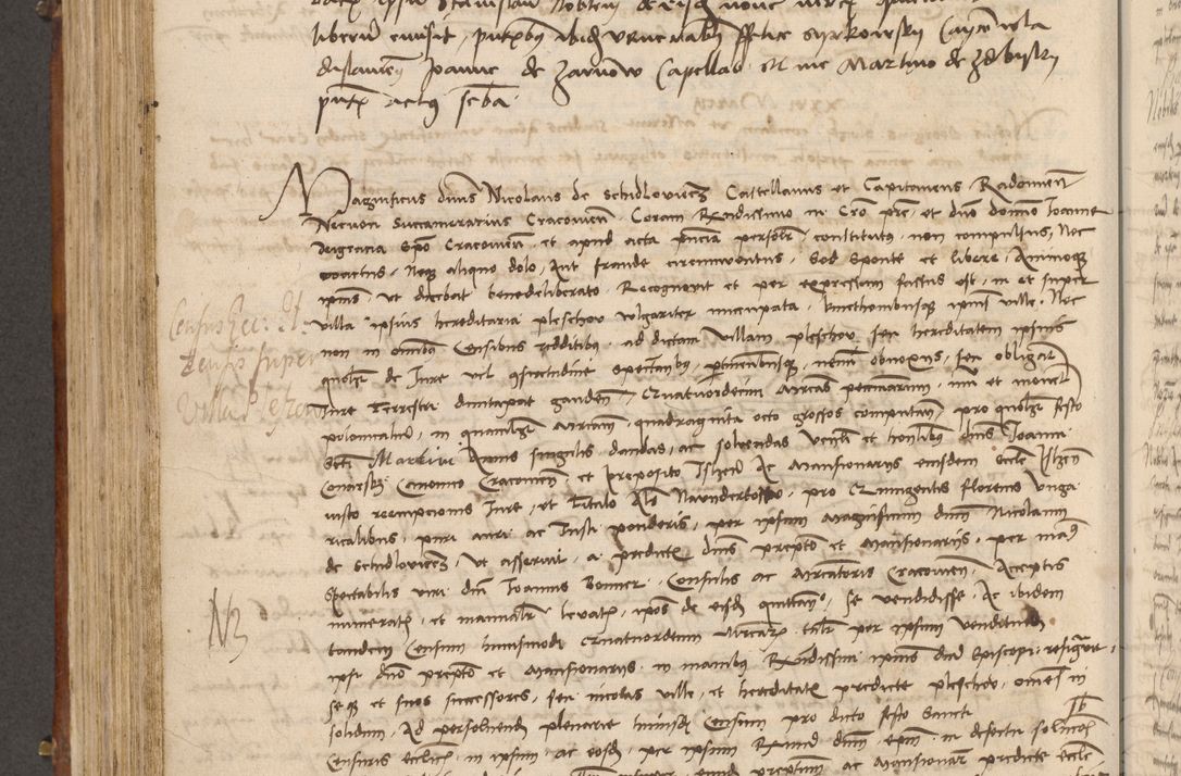 Zdjęcie nr 425 dla obiektu archiwalnego: Volumen I-mum actorum R. D. Joannis Konarski, episcopi Cracoviensis ab an D. 1503 ad annum 1514 inclusive acticata et registata, quorum indicem in dine voluminis videre est.