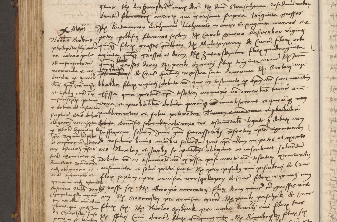 Zdjęcie nr 417 dla obiektu archiwalnego: Volumen I-mum actorum R. D. Joannis Konarski, episcopi Cracoviensis ab an D. 1503 ad annum 1514 inclusive acticata et registata, quorum indicem in dine voluminis videre est.