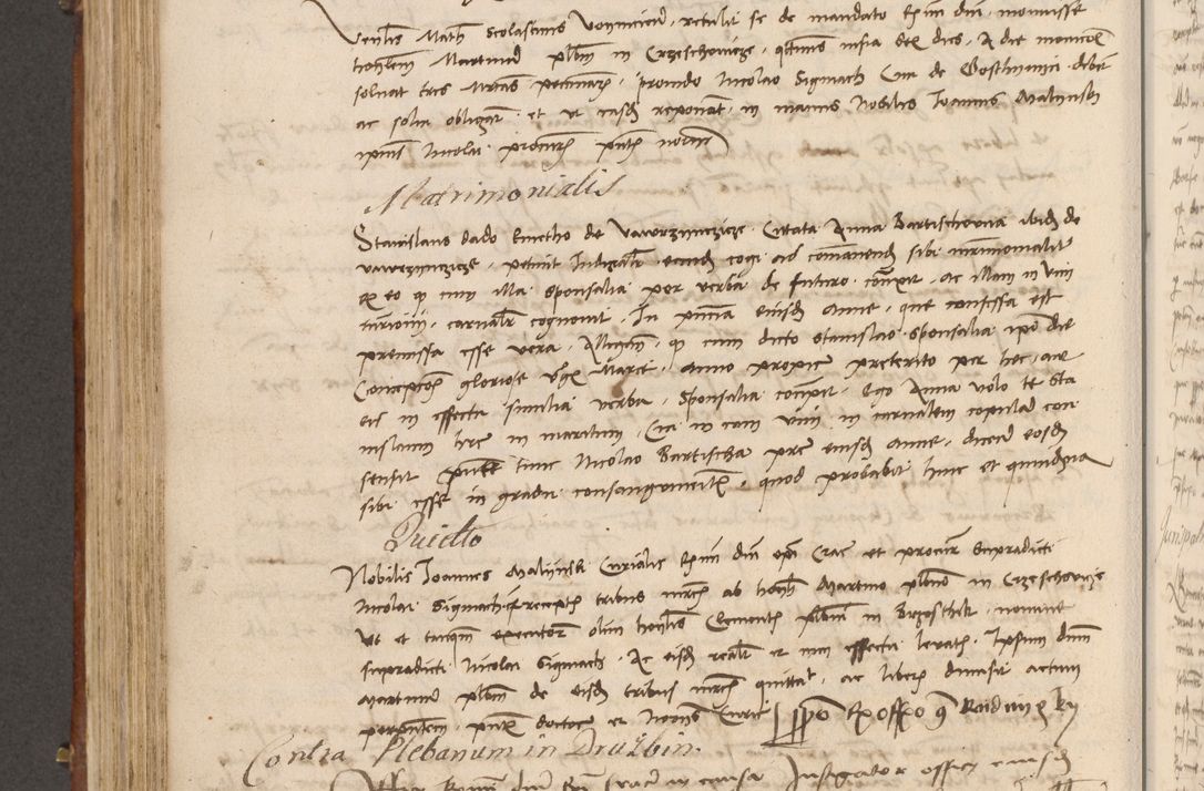 Zdjęcie nr 403 dla obiektu archiwalnego: Volumen I-mum actorum R. D. Joannis Konarski, episcopi Cracoviensis ab an D. 1503 ad annum 1514 inclusive acticata et registata, quorum indicem in dine voluminis videre est.