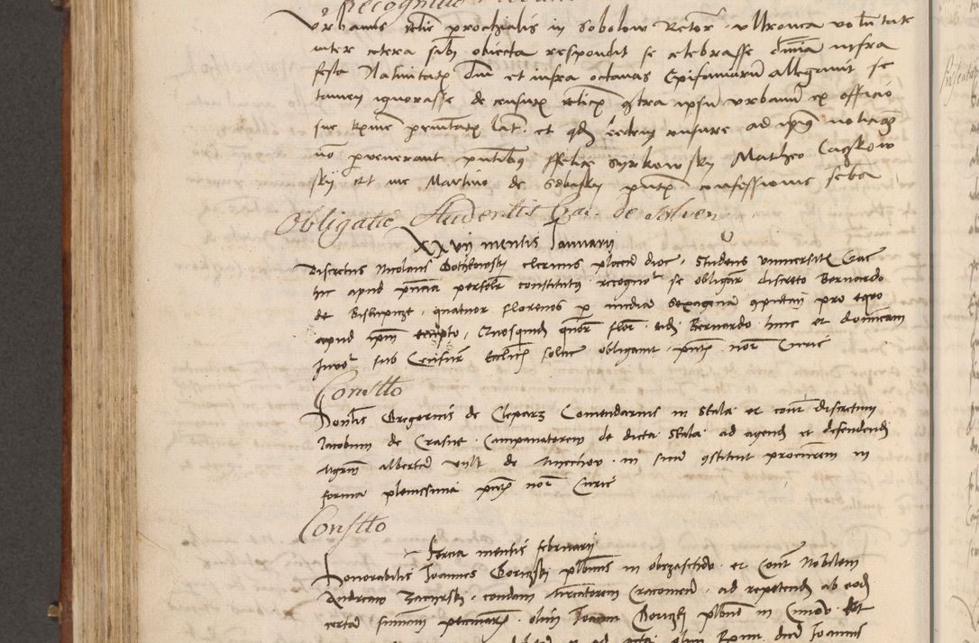 Zdjęcie nr 399 dla obiektu archiwalnego: Volumen I-mum actorum R. D. Joannis Konarski, episcopi Cracoviensis ab an D. 1503 ad annum 1514 inclusive acticata et registata, quorum indicem in dine voluminis videre est.