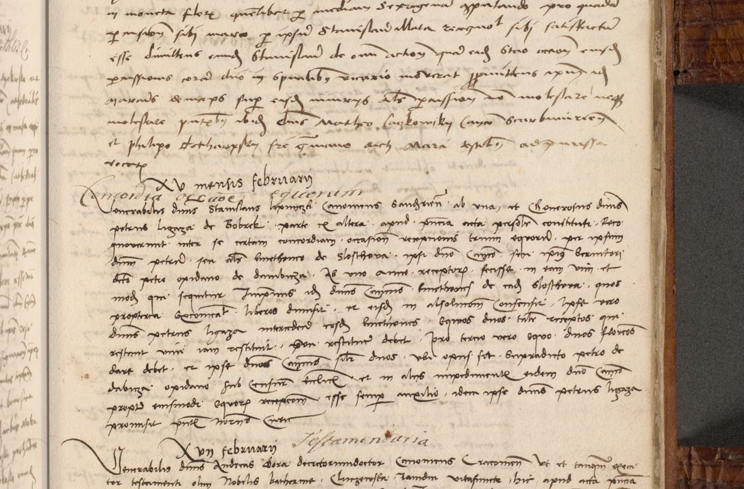 Zdjęcie nr 394 dla obiektu archiwalnego: Volumen I-mum actorum R. D. Joannis Konarski, episcopi Cracoviensis ab an D. 1503 ad annum 1514 inclusive acticata et registata, quorum indicem in dine voluminis videre est.
