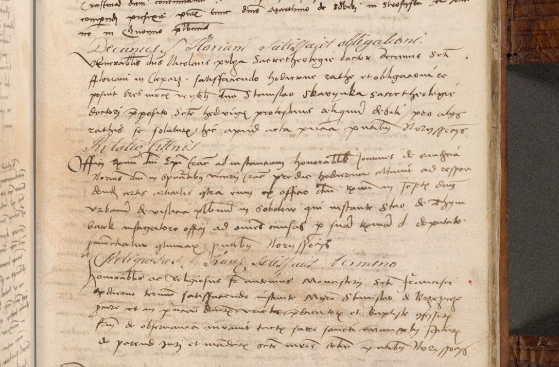 Zdjęcie nr 388 dla obiektu archiwalnego: Volumen I-mum actorum R. D. Joannis Konarski, episcopi Cracoviensis ab an D. 1503 ad annum 1514 inclusive acticata et registata, quorum indicem in dine voluminis videre est.
