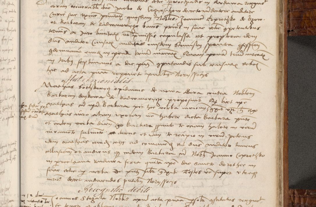 Zdjęcie nr 382 dla obiektu archiwalnego: Volumen I-mum actorum R. D. Joannis Konarski, episcopi Cracoviensis ab an D. 1503 ad annum 1514 inclusive acticata et registata, quorum indicem in dine voluminis videre est.