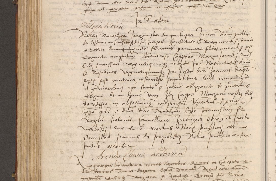 Zdjęcie nr 379 dla obiektu archiwalnego: Volumen I-mum actorum R. D. Joannis Konarski, episcopi Cracoviensis ab an D. 1503 ad annum 1514 inclusive acticata et registata, quorum indicem in dine voluminis videre est.