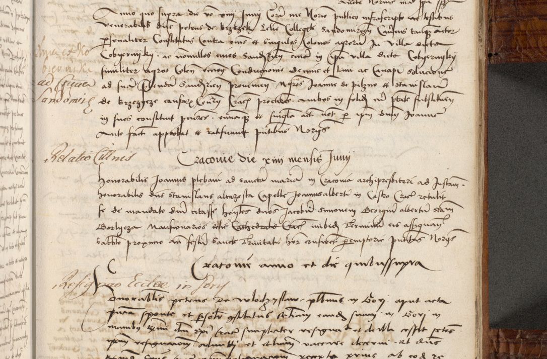 Zdjęcie nr 366 dla obiektu archiwalnego: Volumen I-mum actorum R. D. Joannis Konarski, episcopi Cracoviensis ab an D. 1503 ad annum 1514 inclusive acticata et registata, quorum indicem in dine voluminis videre est.