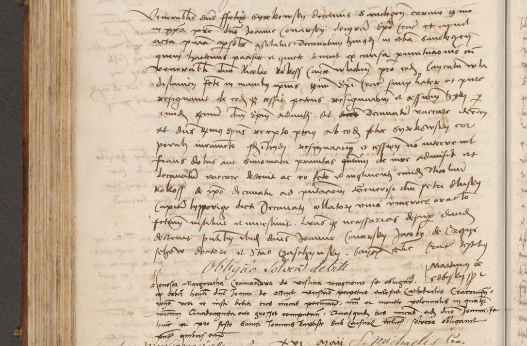 Zdjęcie nr 355 dla obiektu archiwalnego: Volumen I-mum actorum R. D. Joannis Konarski, episcopi Cracoviensis ab an D. 1503 ad annum 1514 inclusive acticata et registata, quorum indicem in dine voluminis videre est.