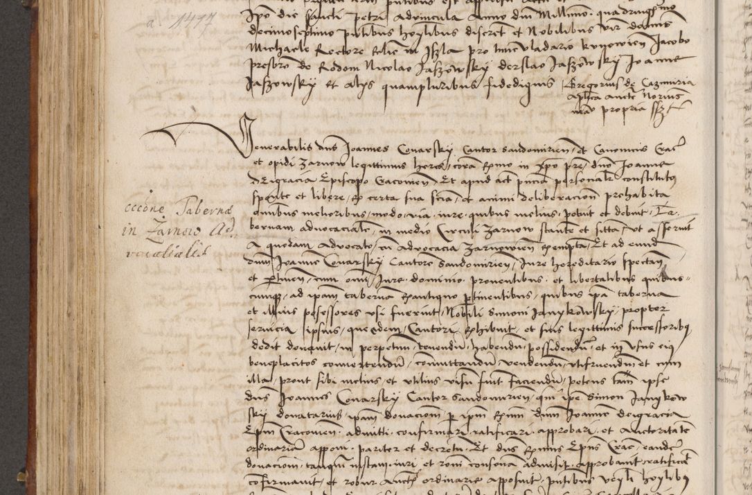 Zdjęcie nr 345 dla obiektu archiwalnego: Volumen I-mum actorum R. D. Joannis Konarski, episcopi Cracoviensis ab an D. 1503 ad annum 1514 inclusive acticata et registata, quorum indicem in dine voluminis videre est.