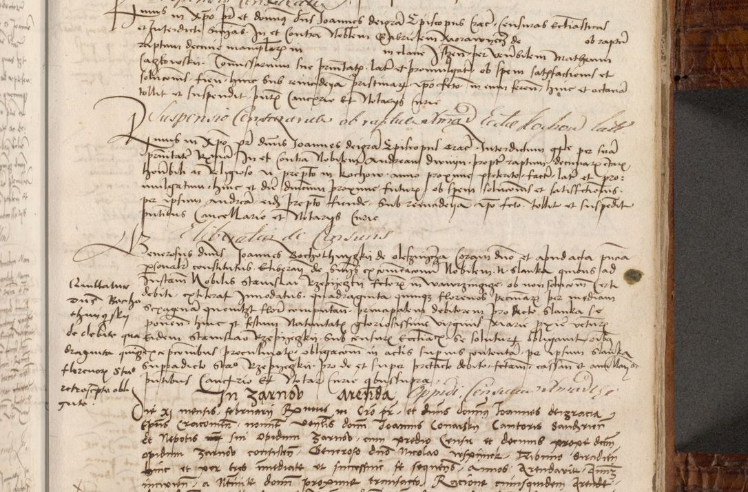 Zdjęcie nr 342 dla obiektu archiwalnego: Volumen I-mum actorum R. D. Joannis Konarski, episcopi Cracoviensis ab an D. 1503 ad annum 1514 inclusive acticata et registata, quorum indicem in dine voluminis videre est.