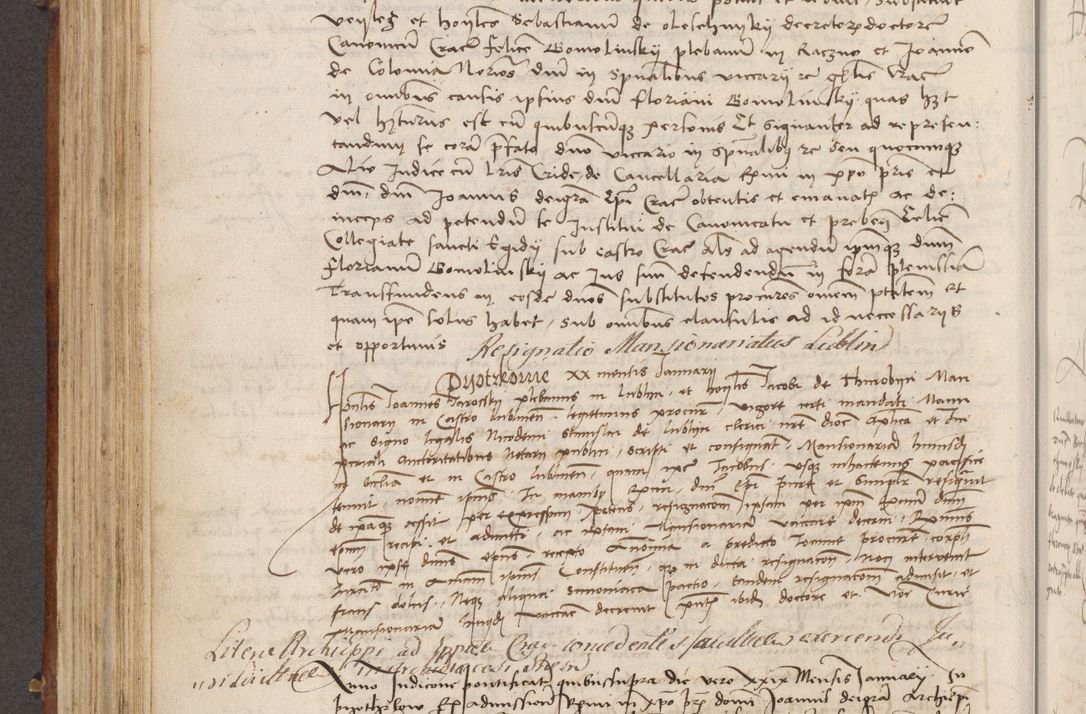 Zdjęcie nr 341 dla obiektu archiwalnego: Volumen I-mum actorum R. D. Joannis Konarski, episcopi Cracoviensis ab an D. 1503 ad annum 1514 inclusive acticata et registata, quorum indicem in dine voluminis videre est.