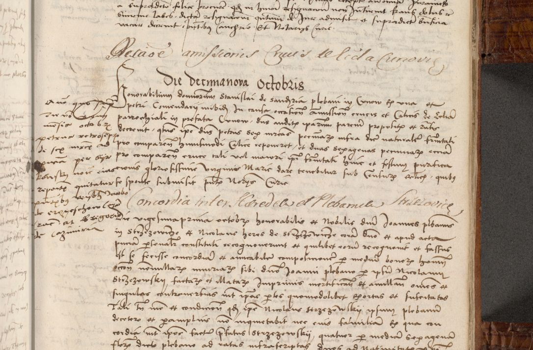 Zdjęcie nr 336 dla obiektu archiwalnego: Volumen I-mum actorum R. D. Joannis Konarski, episcopi Cracoviensis ab an D. 1503 ad annum 1514 inclusive acticata et registata, quorum indicem in dine voluminis videre est.