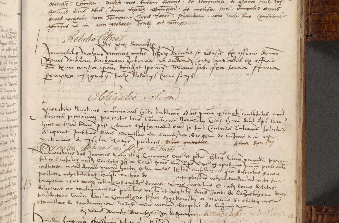 Zdjęcie nr 340 dla obiektu archiwalnego: Volumen I-mum actorum R. D. Joannis Konarski, episcopi Cracoviensis ab an D. 1503 ad annum 1514 inclusive acticata et registata, quorum indicem in dine voluminis videre est.