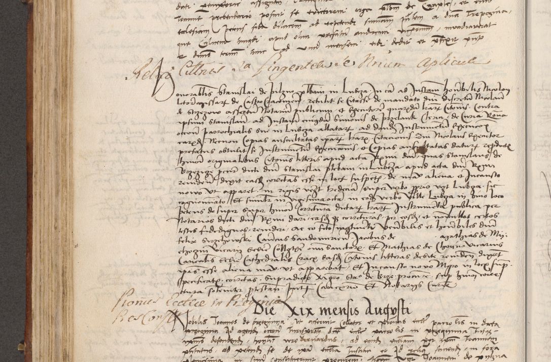 Zdjęcie nr 329 dla obiektu archiwalnego: Volumen I-mum actorum R. D. Joannis Konarski, episcopi Cracoviensis ab an D. 1503 ad annum 1514 inclusive acticata et registata, quorum indicem in dine voluminis videre est.