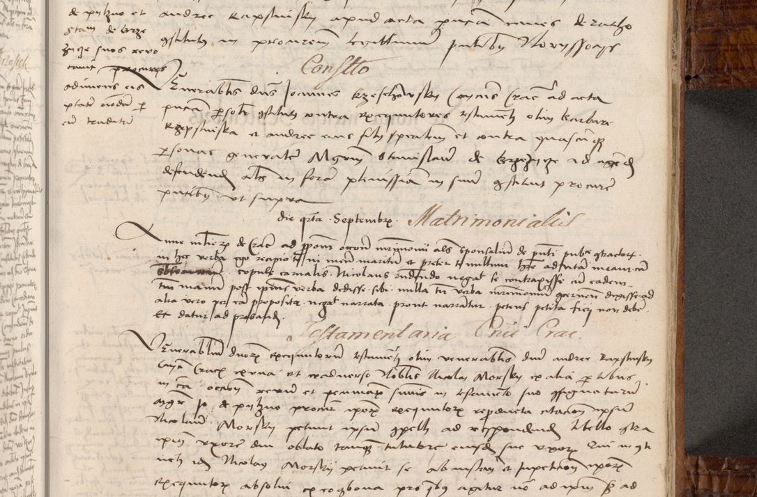 Zdjęcie nr 332 dla obiektu archiwalnego: Volumen I-mum actorum R. D. Joannis Konarski, episcopi Cracoviensis ab an D. 1503 ad annum 1514 inclusive acticata et registata, quorum indicem in dine voluminis videre est.