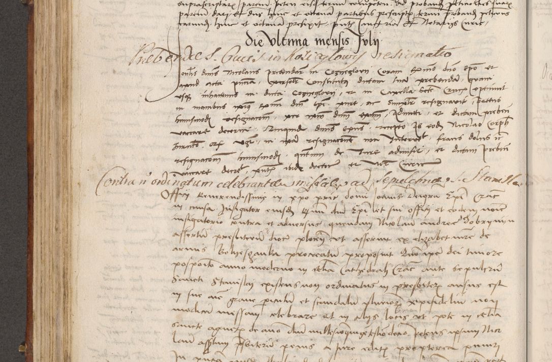 Zdjęcie nr 323 dla obiektu archiwalnego: Volumen I-mum actorum R. D. Joannis Konarski, episcopi Cracoviensis ab an D. 1503 ad annum 1514 inclusive acticata et registata, quorum indicem in dine voluminis videre est.