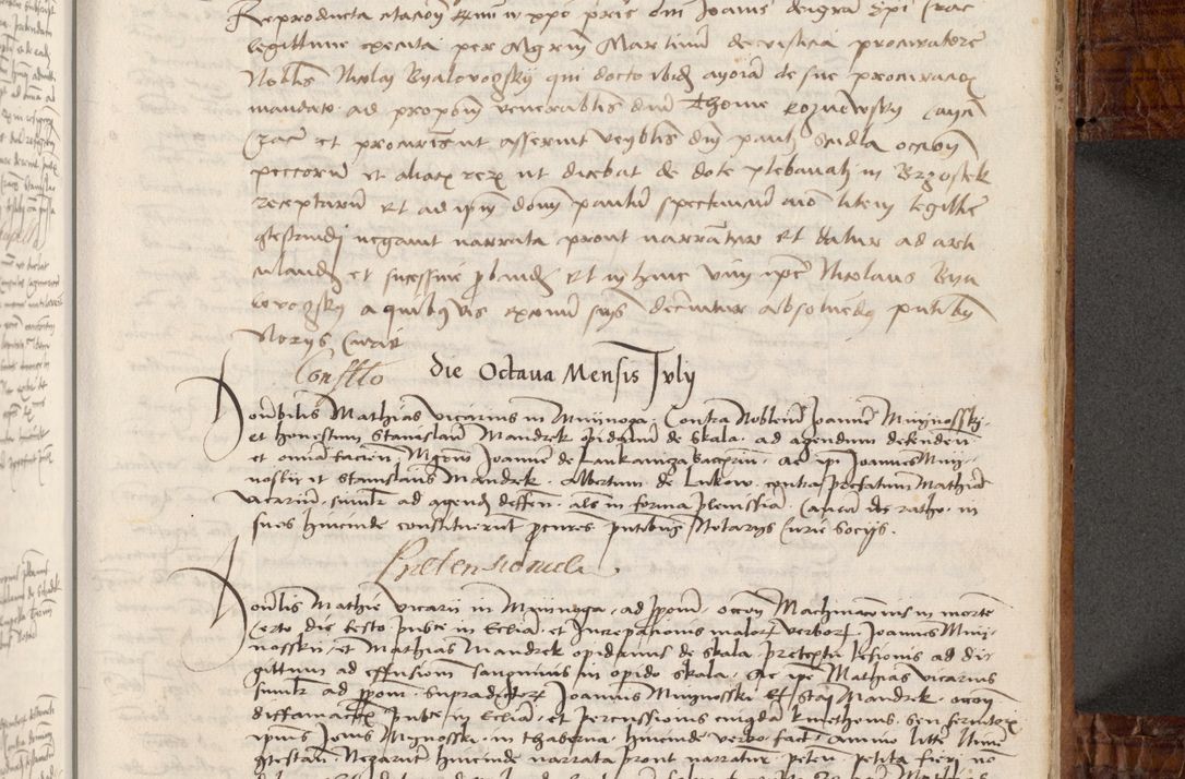 Zdjęcie nr 320 dla obiektu archiwalnego: Volumen I-mum actorum R. D. Joannis Konarski, episcopi Cracoviensis ab an D. 1503 ad annum 1514 inclusive acticata et registata, quorum indicem in dine voluminis videre est.