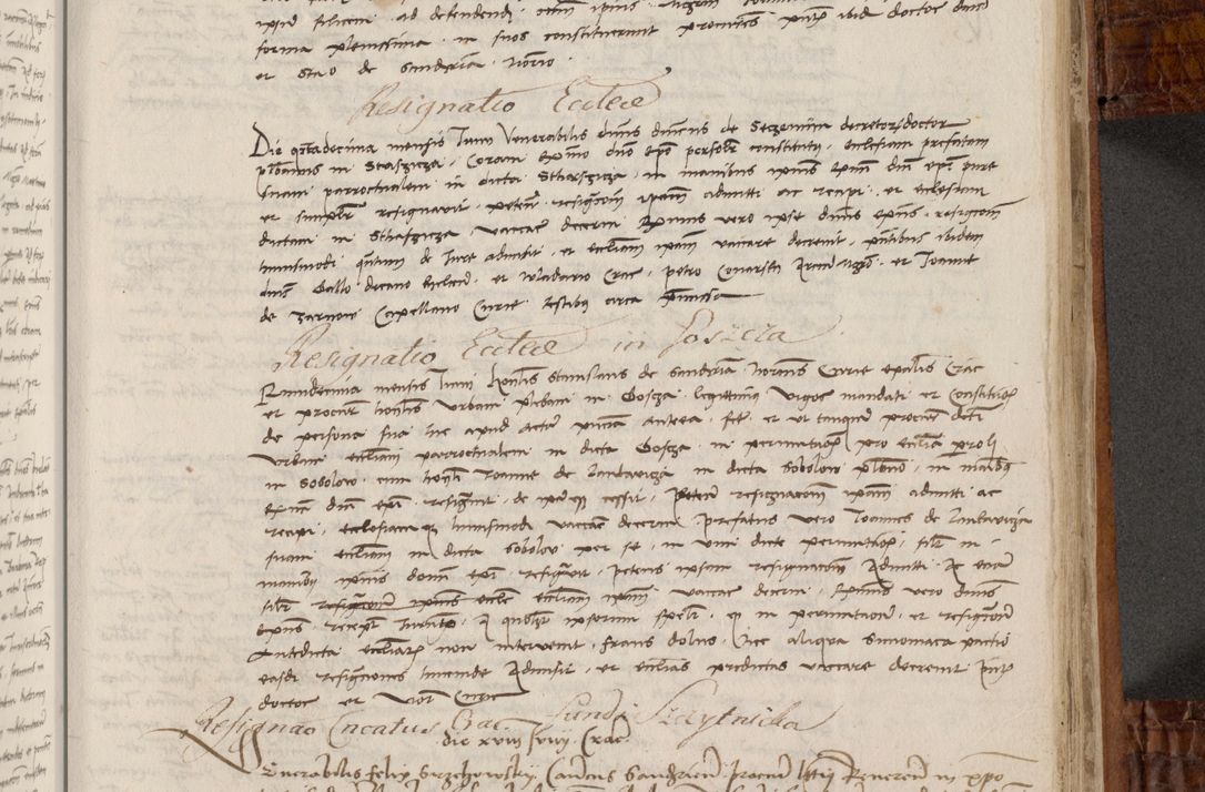 Zdjęcie nr 316 dla obiektu archiwalnego: Volumen I-mum actorum R. D. Joannis Konarski, episcopi Cracoviensis ab an D. 1503 ad annum 1514 inclusive acticata et registata, quorum indicem in dine voluminis videre est.