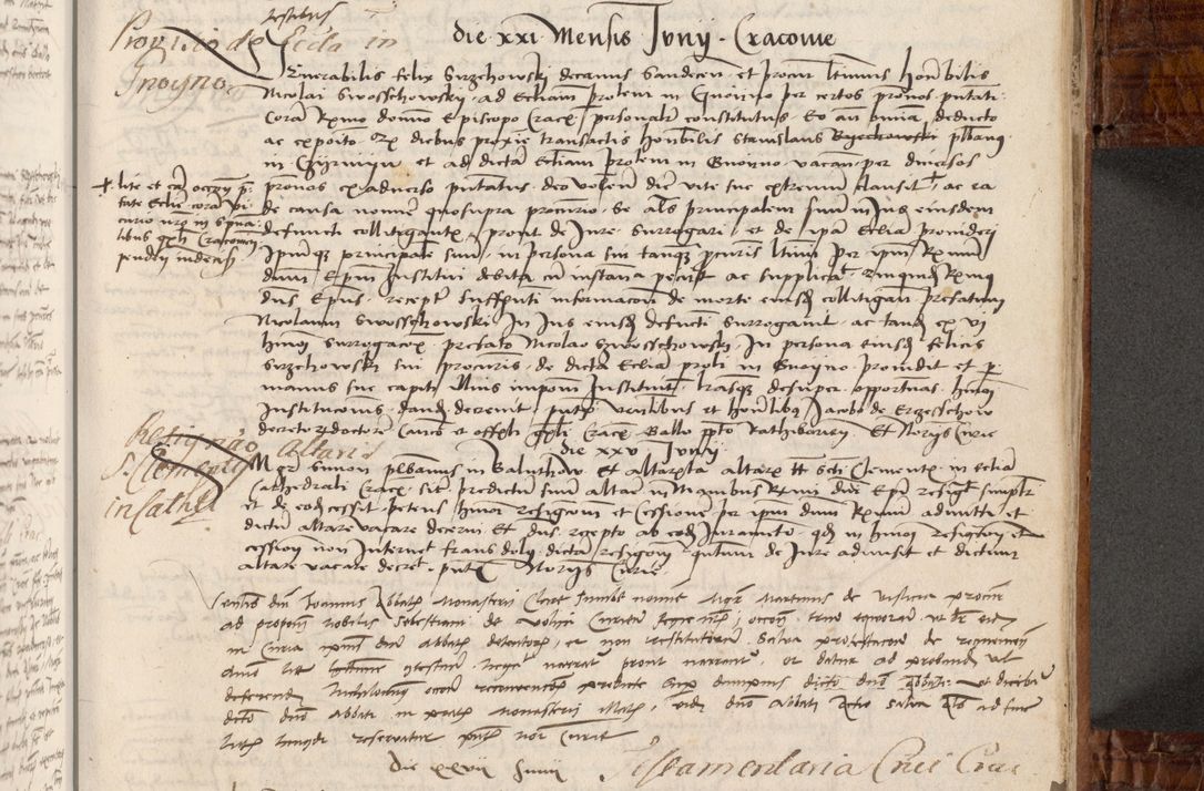 Zdjęcie nr 318 dla obiektu archiwalnego: Volumen I-mum actorum R. D. Joannis Konarski, episcopi Cracoviensis ab an D. 1503 ad annum 1514 inclusive acticata et registata, quorum indicem in dine voluminis videre est.