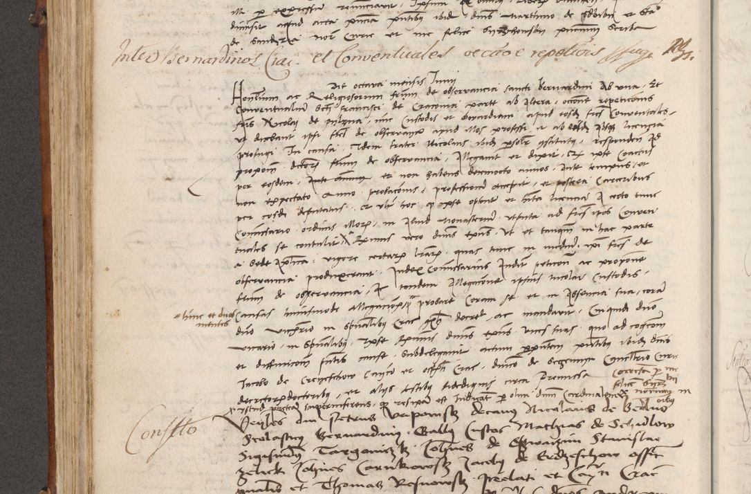 Zdjęcie nr 313 dla obiektu archiwalnego: Volumen I-mum actorum R. D. Joannis Konarski, episcopi Cracoviensis ab an D. 1503 ad annum 1514 inclusive acticata et registata, quorum indicem in dine voluminis videre est.