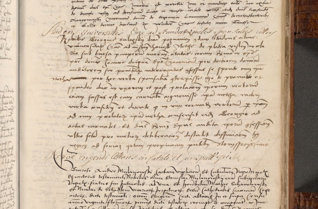 Zdjęcie nr 312 dla obiektu archiwalnego: Volumen I-mum actorum R. D. Joannis Konarski, episcopi Cracoviensis ab an D. 1503 ad annum 1514 inclusive acticata et registata, quorum indicem in dine voluminis videre est.