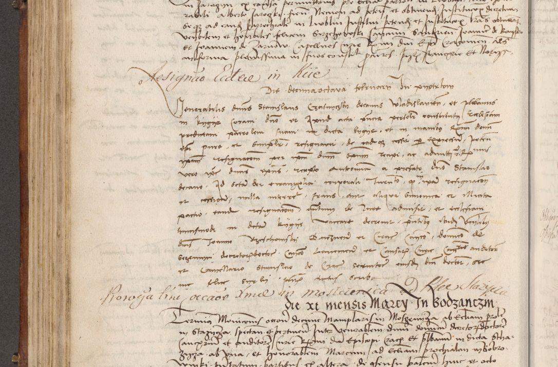 Zdjęcie nr 303 dla obiektu archiwalnego: Volumen I-mum actorum R. D. Joannis Konarski, episcopi Cracoviensis ab an D. 1503 ad annum 1514 inclusive acticata et registata, quorum indicem in dine voluminis videre est.