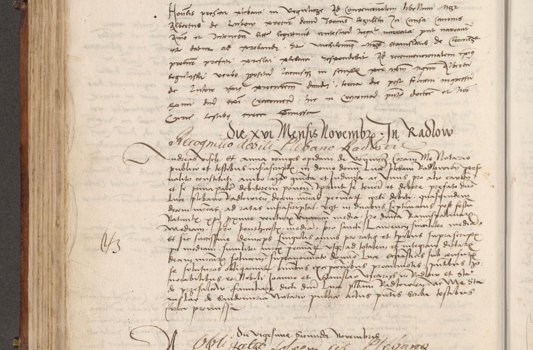 Zdjęcie nr 295 dla obiektu archiwalnego: Volumen I-mum actorum R. D. Joannis Konarski, episcopi Cracoviensis ab an D. 1503 ad annum 1514 inclusive acticata et registata, quorum indicem in dine voluminis videre est.
