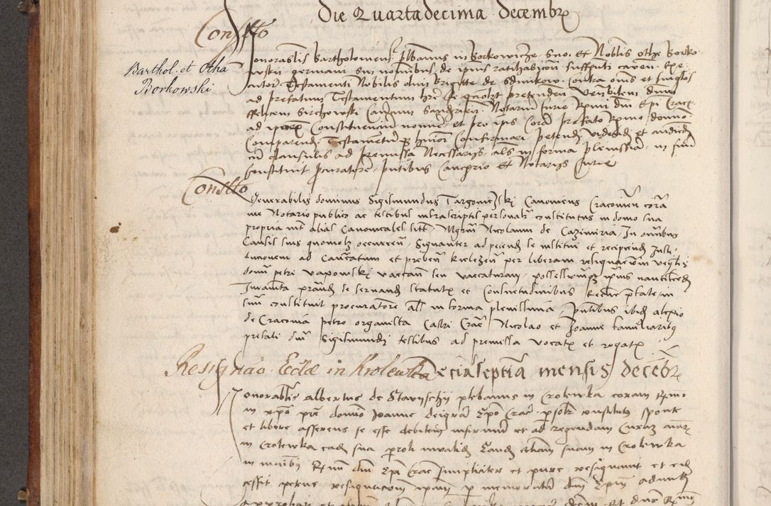 Zdjęcie nr 297 dla obiektu archiwalnego: Volumen I-mum actorum R. D. Joannis Konarski, episcopi Cracoviensis ab an D. 1503 ad annum 1514 inclusive acticata et registata, quorum indicem in dine voluminis videre est.
