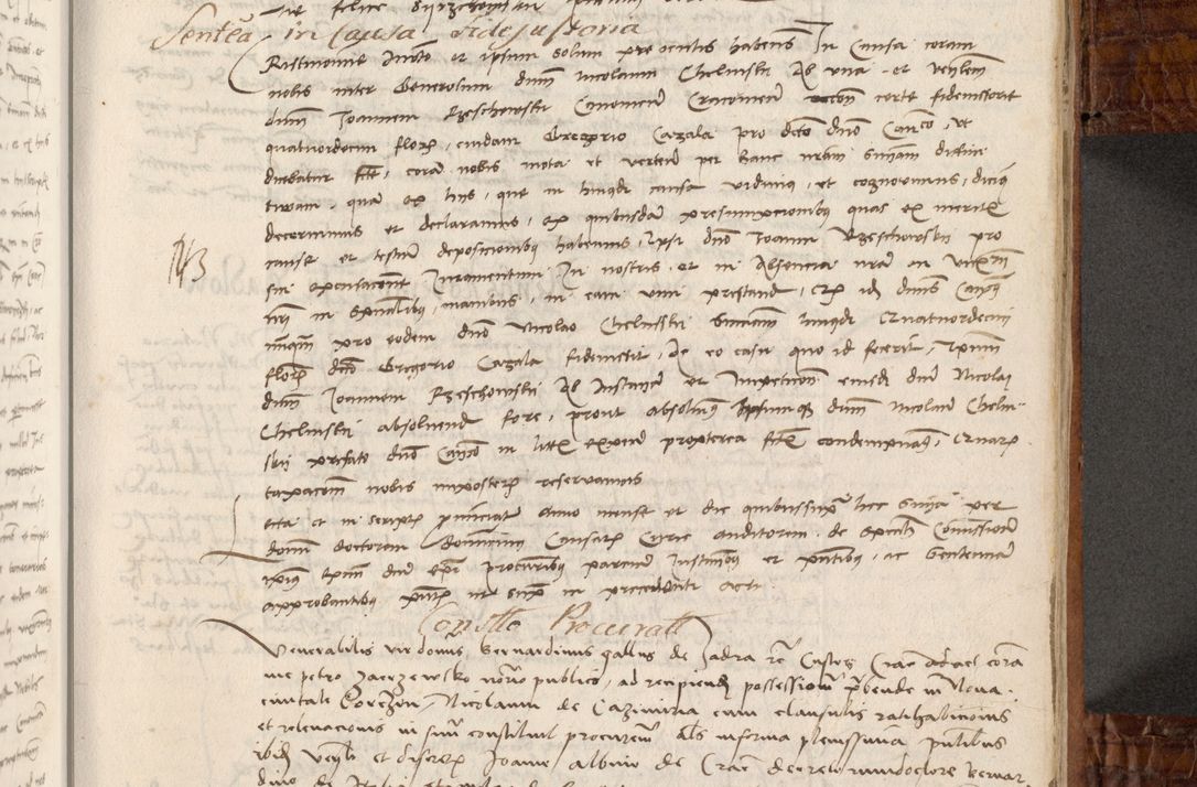 Zdjęcie nr 294 dla obiektu archiwalnego: Volumen I-mum actorum R. D. Joannis Konarski, episcopi Cracoviensis ab an D. 1503 ad annum 1514 inclusive acticata et registata, quorum indicem in dine voluminis videre est.