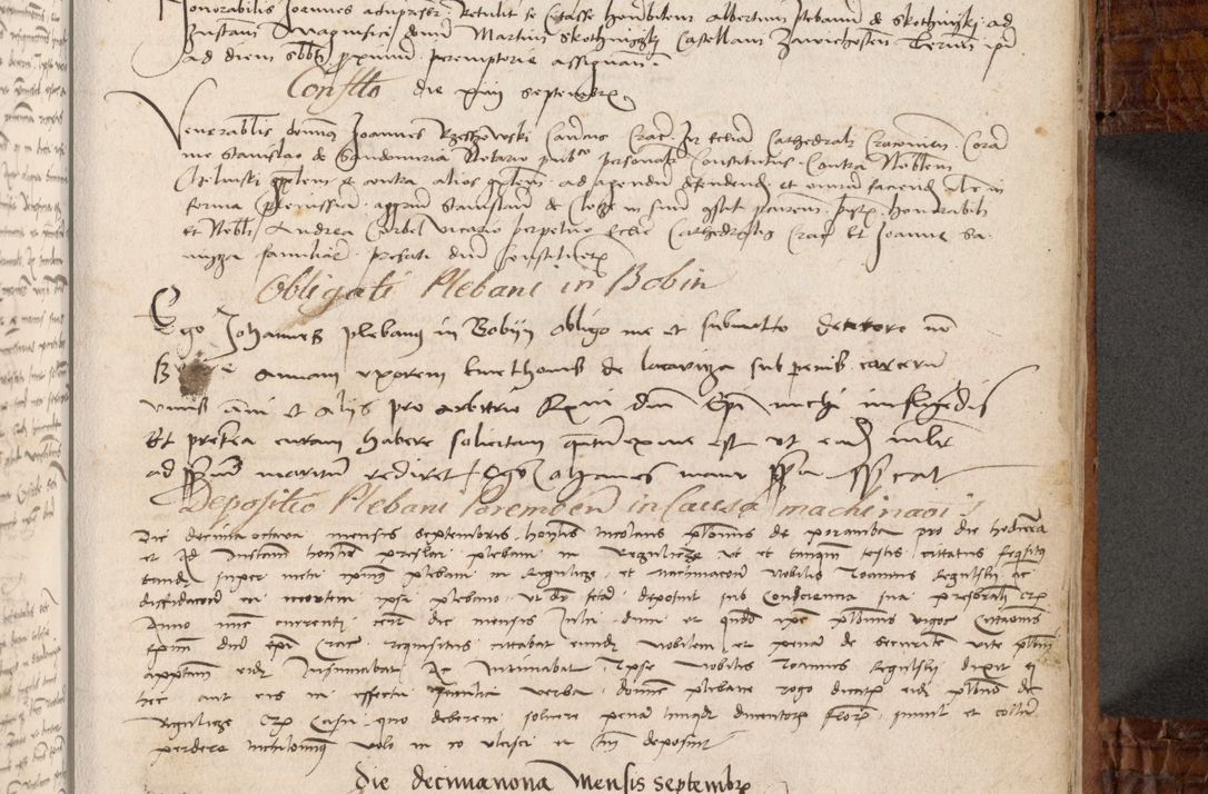 Zdjęcie nr 282 dla obiektu archiwalnego: Volumen I-mum actorum R. D. Joannis Konarski, episcopi Cracoviensis ab an D. 1503 ad annum 1514 inclusive acticata et registata, quorum indicem in dine voluminis videre est.
