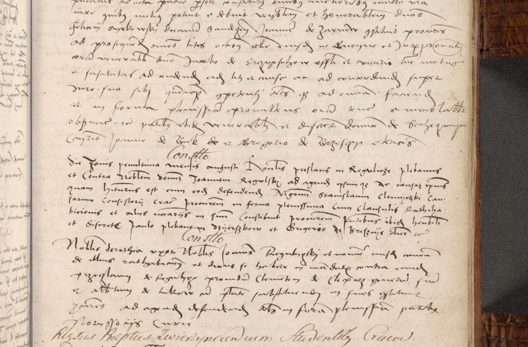 Zdjęcie nr 278 dla obiektu archiwalnego: Volumen I-mum actorum R. D. Joannis Konarski, episcopi Cracoviensis ab an D. 1503 ad annum 1514 inclusive acticata et registata, quorum indicem in dine voluminis videre est.