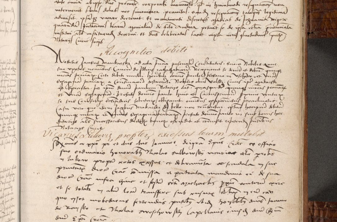 Zdjęcie nr 276 dla obiektu archiwalnego: Volumen I-mum actorum R. D. Joannis Konarski, episcopi Cracoviensis ab an D. 1503 ad annum 1514 inclusive acticata et registata, quorum indicem in dine voluminis videre est.