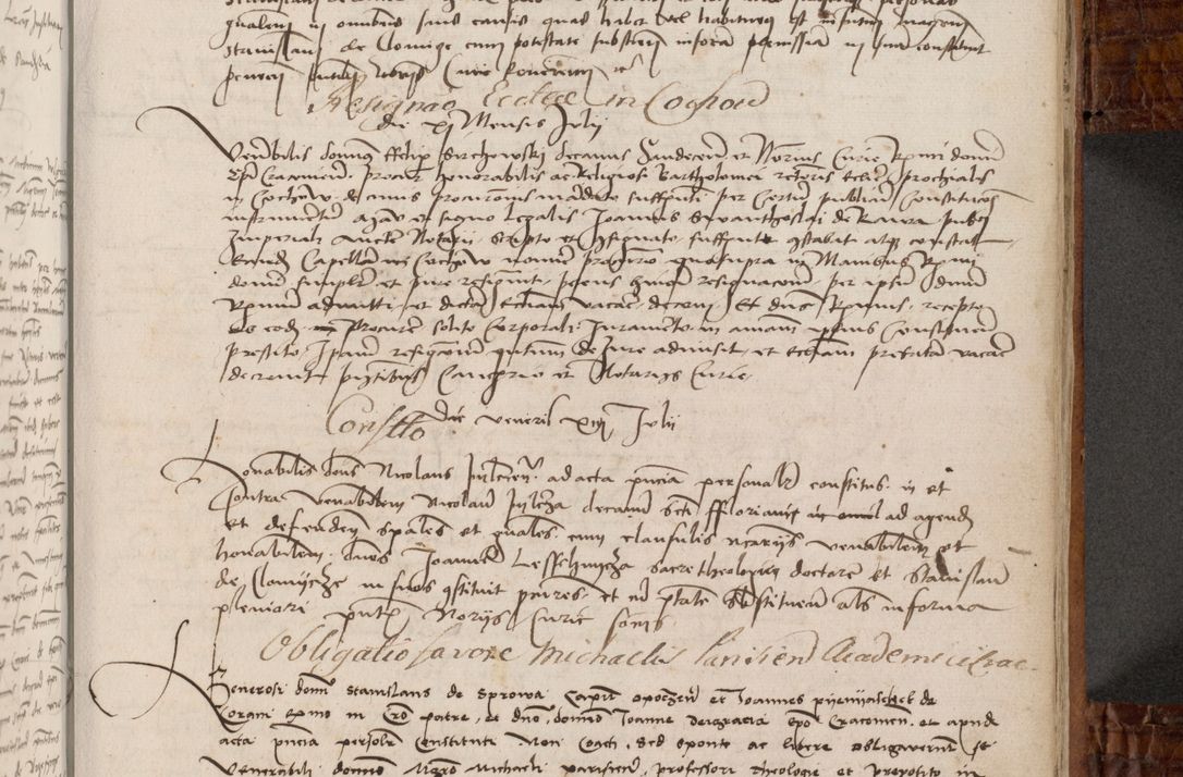 Zdjęcie nr 270 dla obiektu archiwalnego: Volumen I-mum actorum R. D. Joannis Konarski, episcopi Cracoviensis ab an D. 1503 ad annum 1514 inclusive acticata et registata, quorum indicem in dine voluminis videre est.