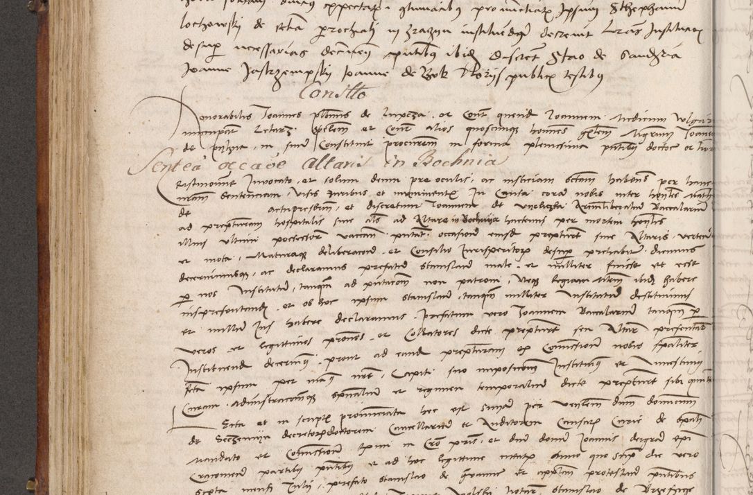 Zdjęcie nr 269 dla obiektu archiwalnego: Volumen I-mum actorum R. D. Joannis Konarski, episcopi Cracoviensis ab an D. 1503 ad annum 1514 inclusive acticata et registata, quorum indicem in dine voluminis videre est.