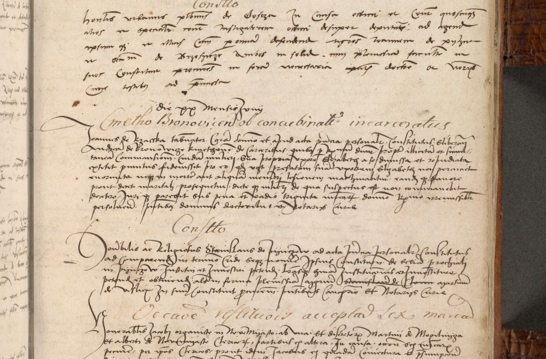 Zdjęcie nr 264 dla obiektu archiwalnego: Volumen I-mum actorum R. D. Joannis Konarski, episcopi Cracoviensis ab an D. 1503 ad annum 1514 inclusive acticata et registata, quorum indicem in dine voluminis videre est.