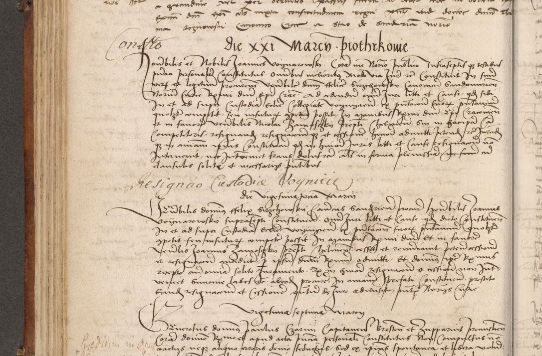 Zdjęcie nr 253 dla obiektu archiwalnego: Volumen I-mum actorum R. D. Joannis Konarski, episcopi Cracoviensis ab an D. 1503 ad annum 1514 inclusive acticata et registata, quorum indicem in dine voluminis videre est.