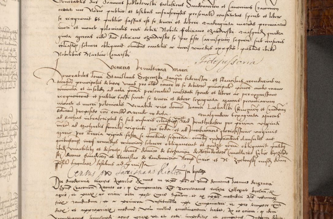 Zdjęcie nr 254 dla obiektu archiwalnego: Volumen I-mum actorum R. D. Joannis Konarski, episcopi Cracoviensis ab an D. 1503 ad annum 1514 inclusive acticata et registata, quorum indicem in dine voluminis videre est.