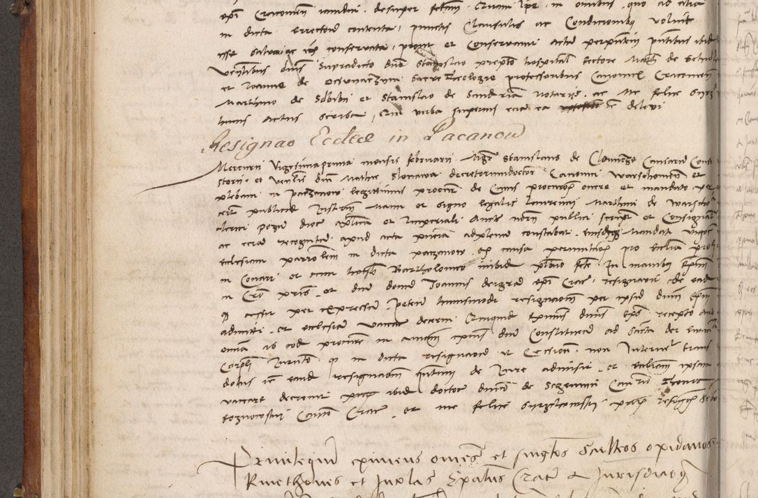 Zdjęcie nr 249 dla obiektu archiwalnego: Volumen I-mum actorum R. D. Joannis Konarski, episcopi Cracoviensis ab an D. 1503 ad annum 1514 inclusive acticata et registata, quorum indicem in dine voluminis videre est.