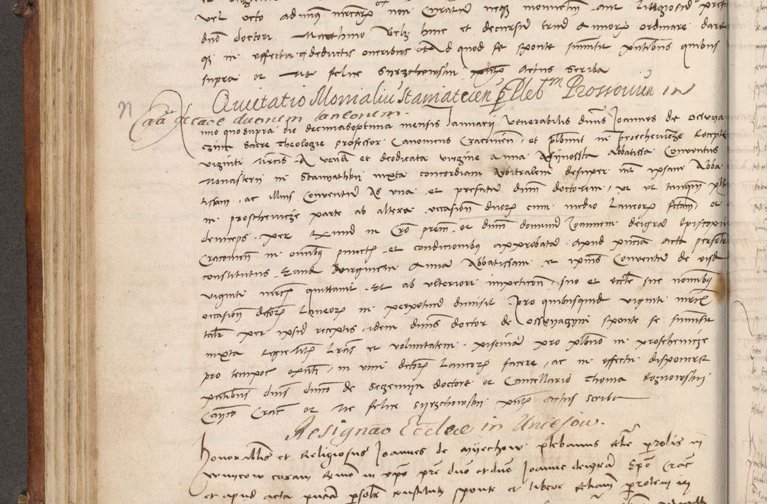 Zdjęcie nr 241 dla obiektu archiwalnego: Volumen I-mum actorum R. D. Joannis Konarski, episcopi Cracoviensis ab an D. 1503 ad annum 1514 inclusive acticata et registata, quorum indicem in dine voluminis videre est.
