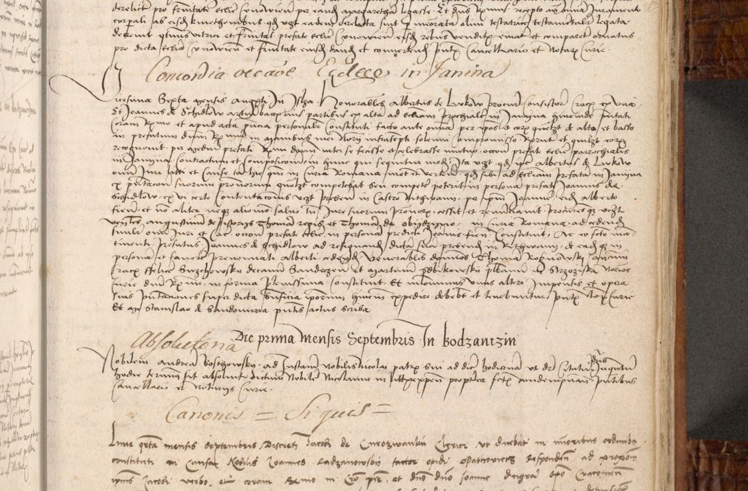Zdjęcie nr 234 dla obiektu archiwalnego: Volumen I-mum actorum R. D. Joannis Konarski, episcopi Cracoviensis ab an D. 1503 ad annum 1514 inclusive acticata et registata, quorum indicem in dine voluminis videre est.