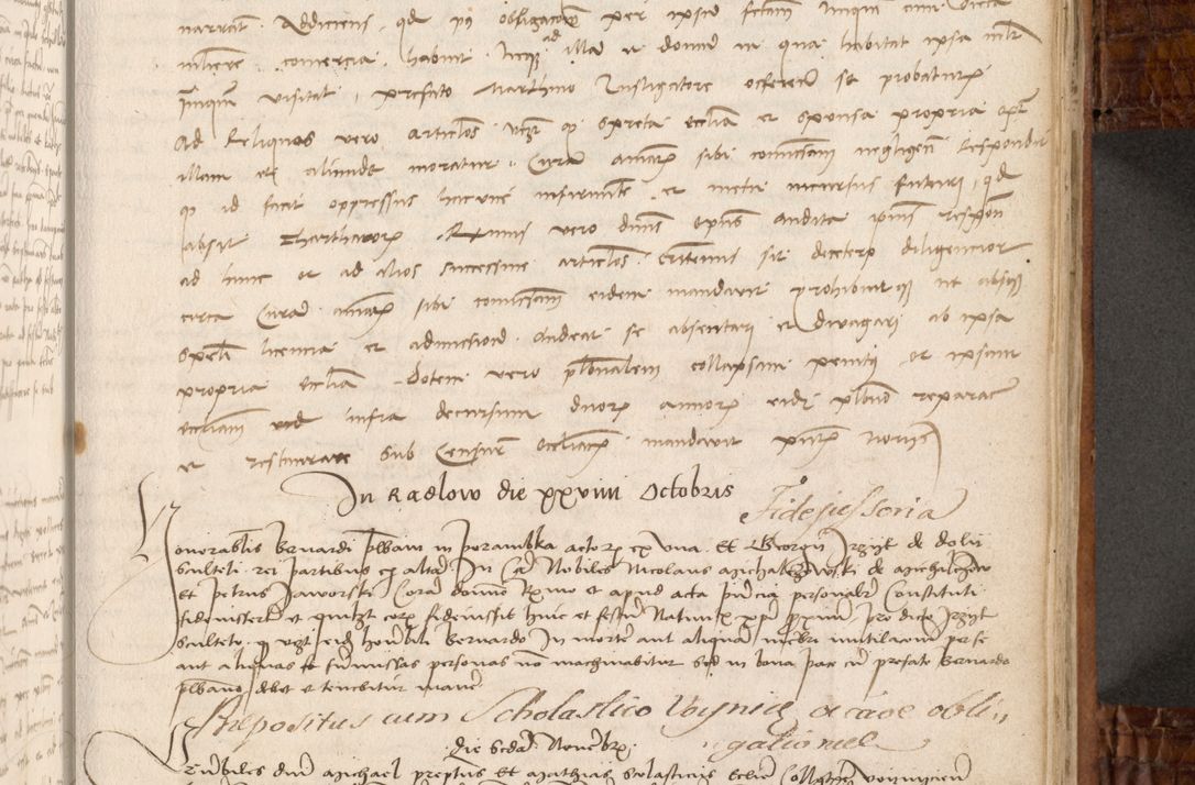 Zdjęcie nr 236 dla obiektu archiwalnego: Volumen I-mum actorum R. D. Joannis Konarski, episcopi Cracoviensis ab an D. 1503 ad annum 1514 inclusive acticata et registata, quorum indicem in dine voluminis videre est.